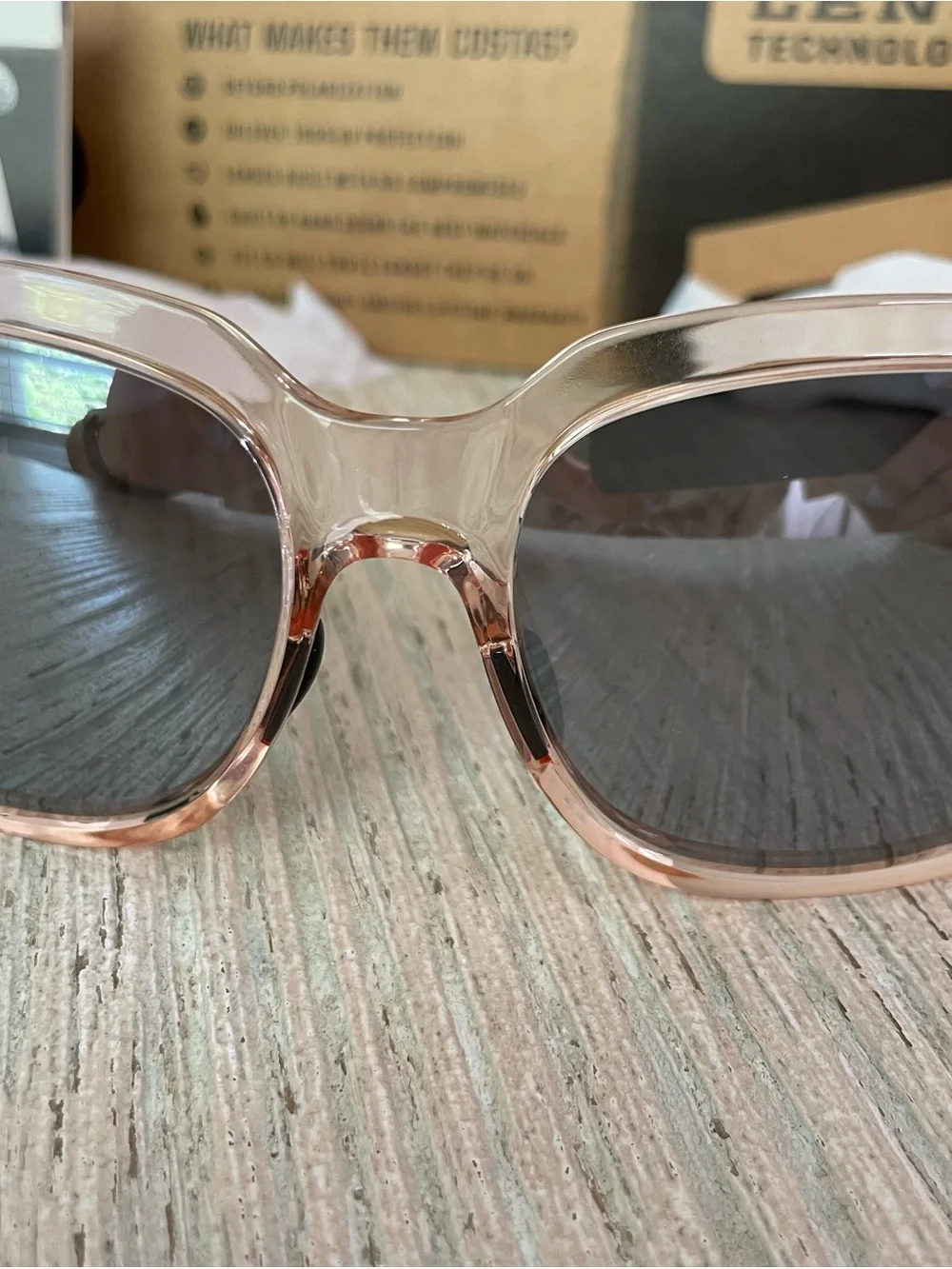 Costa Women’s Sunglasses - Rose Crystal Frame with Gray Lenses